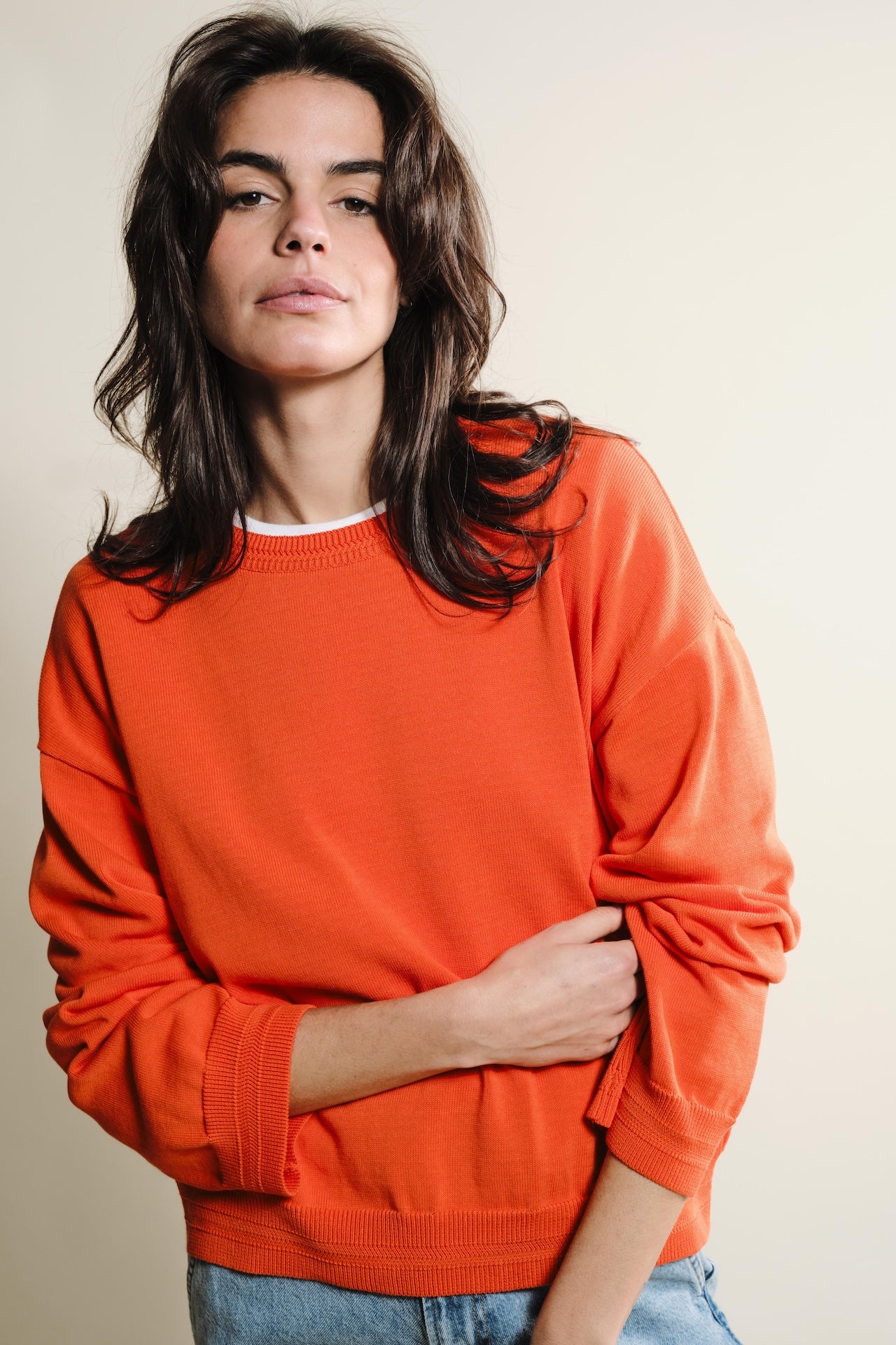 Produit couleur tricoté par la marque Parisienne Tricots Jean Marc 1972.