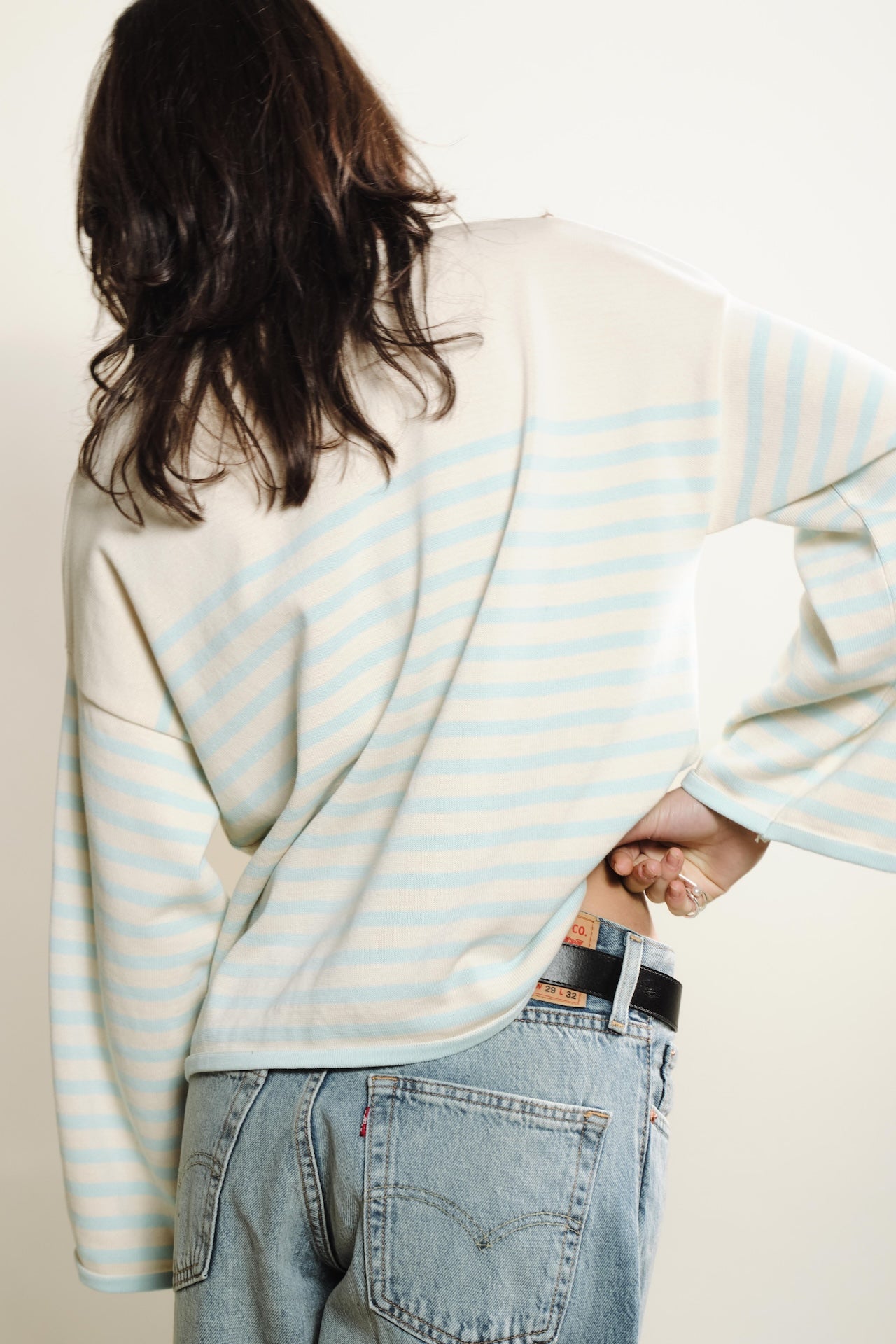 Produit couleur Vert d'eau tricoté par la marque Parisienne Tricots Jean Marc 1972.