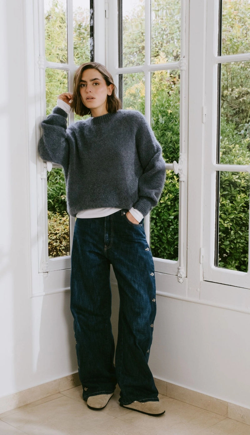 Pull Rol Rond Anouch - Marine