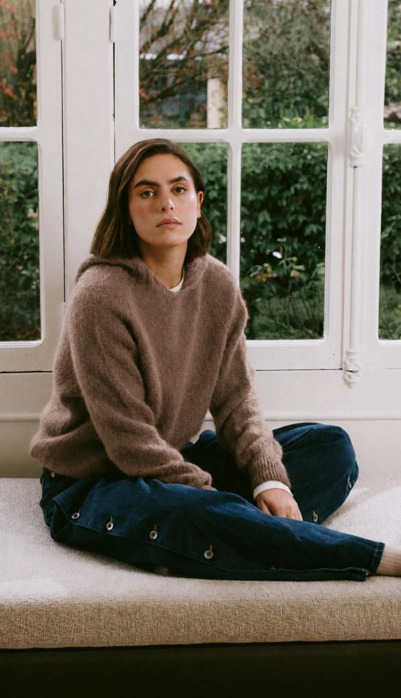 Pull Capuche Anouch - Vison