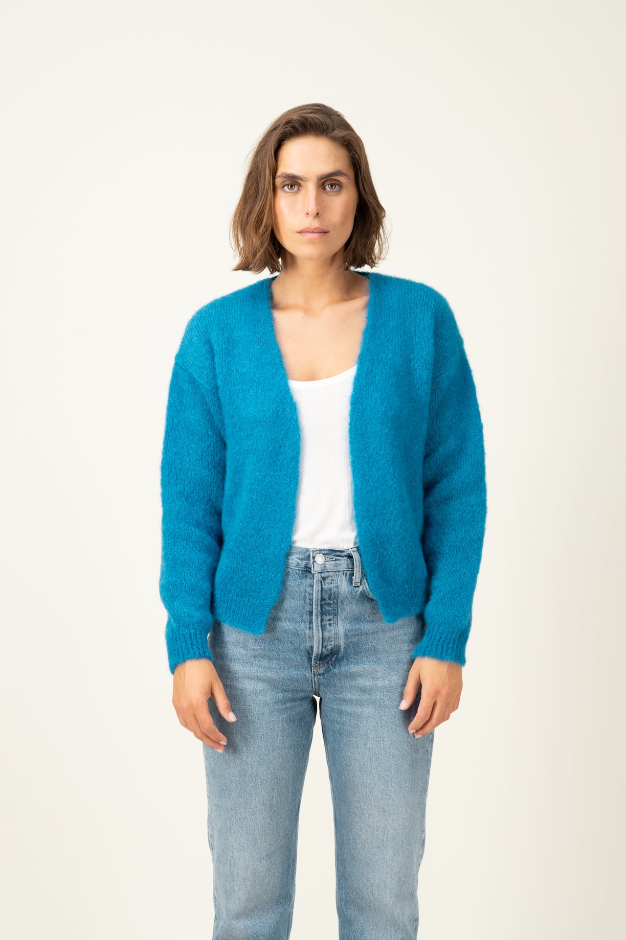 Produit Gilet Anouch confectionné par la marque Parisienne Tricots Jean Marc 1972.