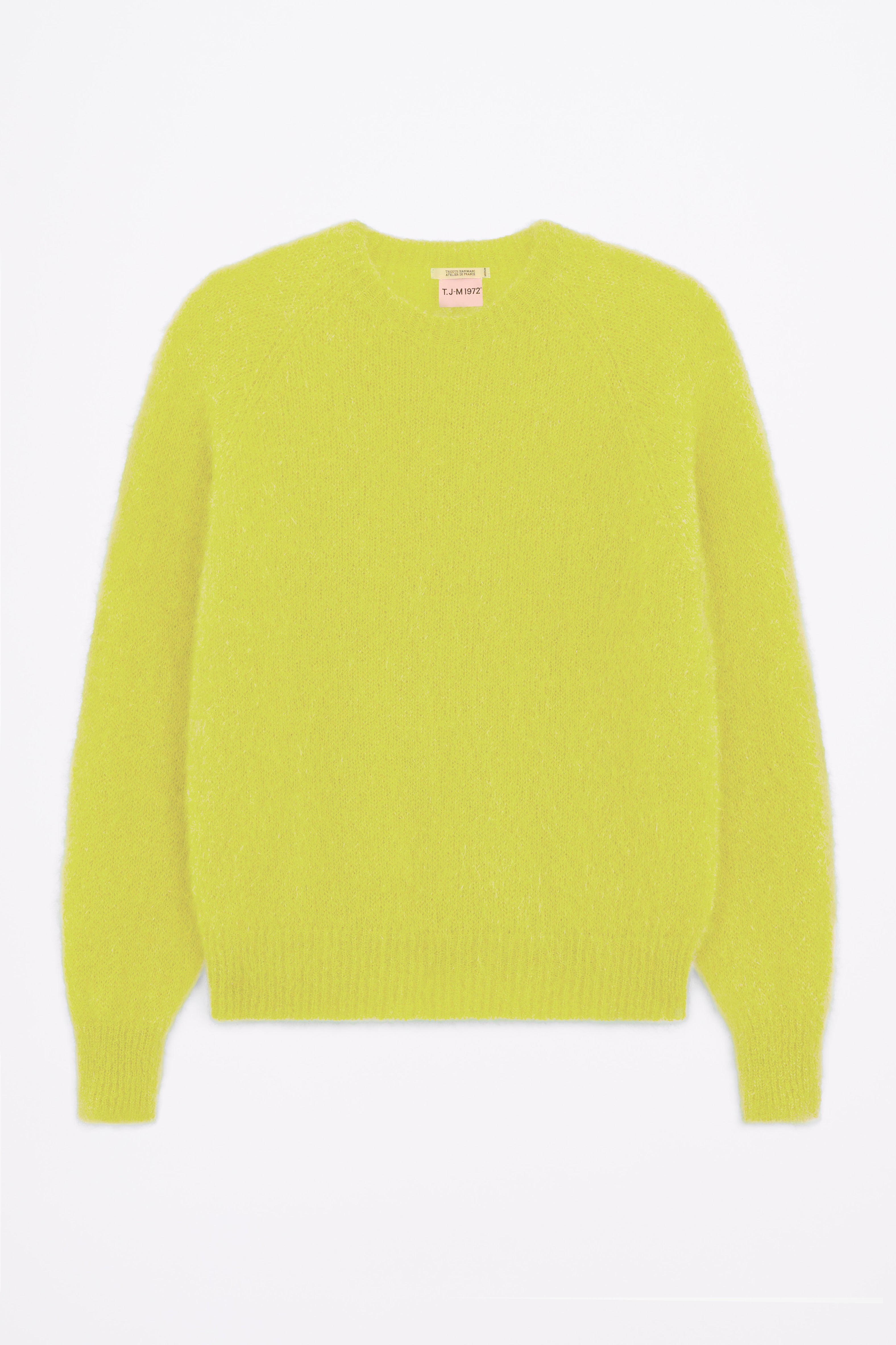 Pull Anouch col rond citron acide
