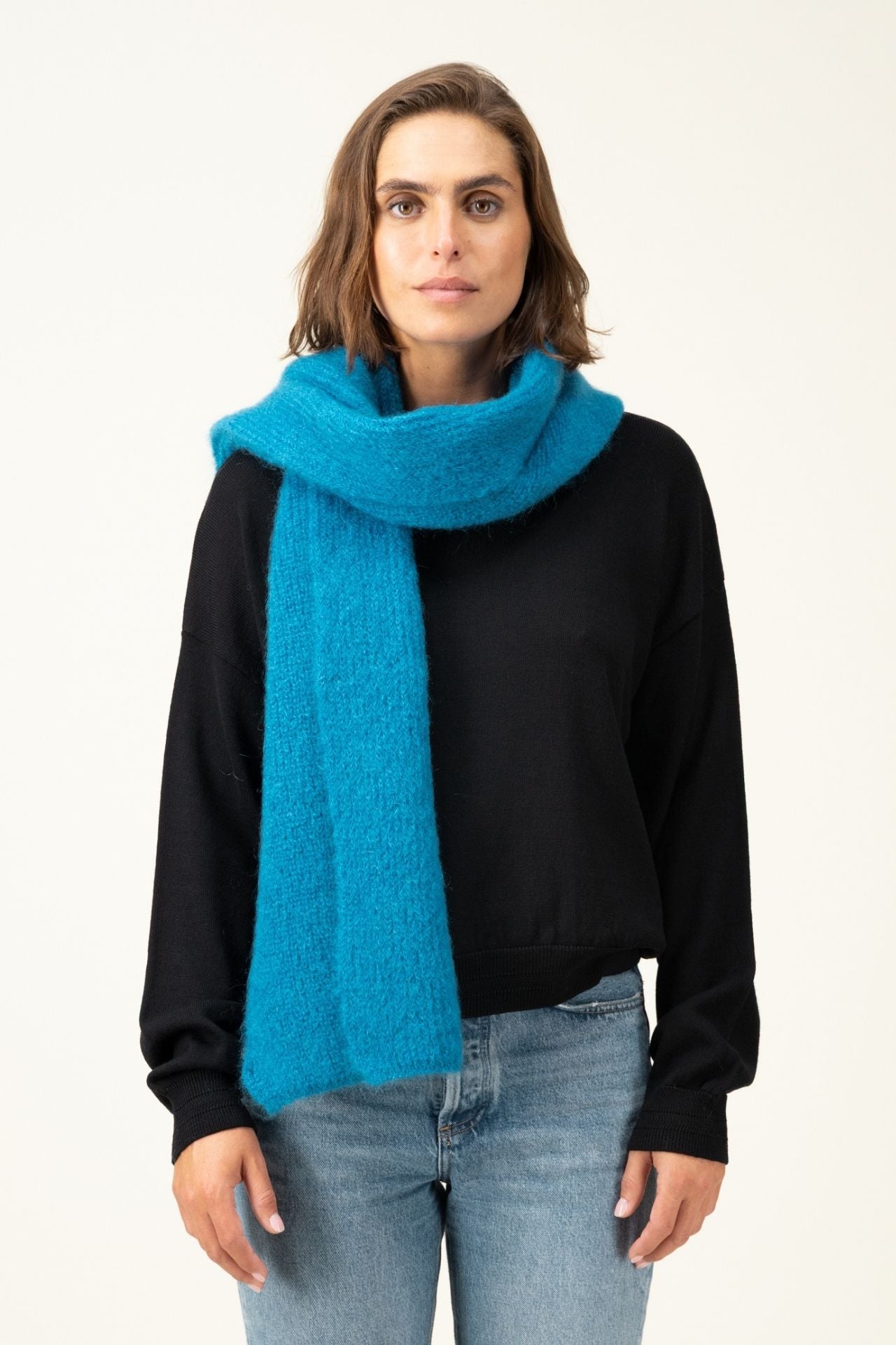 Produit Echarpe Anouch confectionné par la marque Parisienne Tricots Jean Marc 1972.