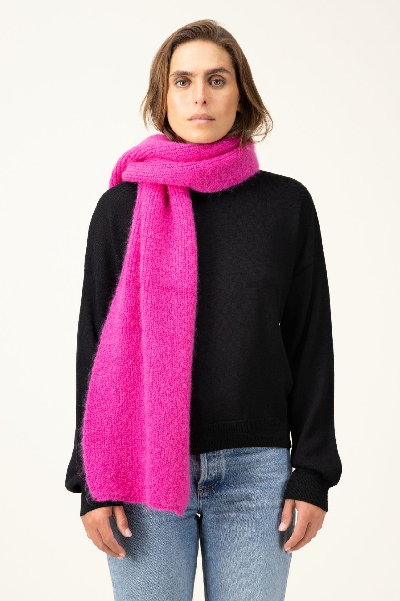 Produit Echarpe Anouch confectionné par la marque Parisienne Tricots Jean Marc 1972.