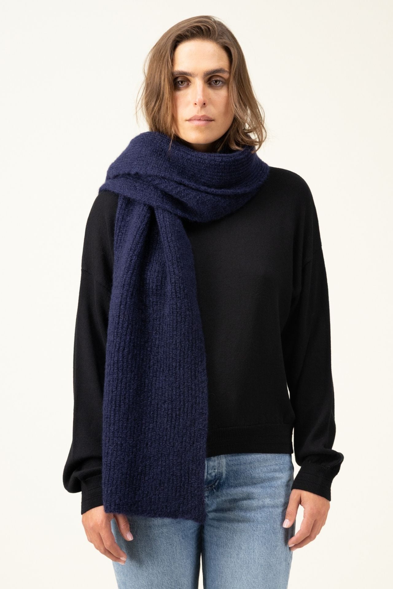 Produit Echarpe Anouch confectionné par la marque Parisienne Tricots Jean Marc 1972.