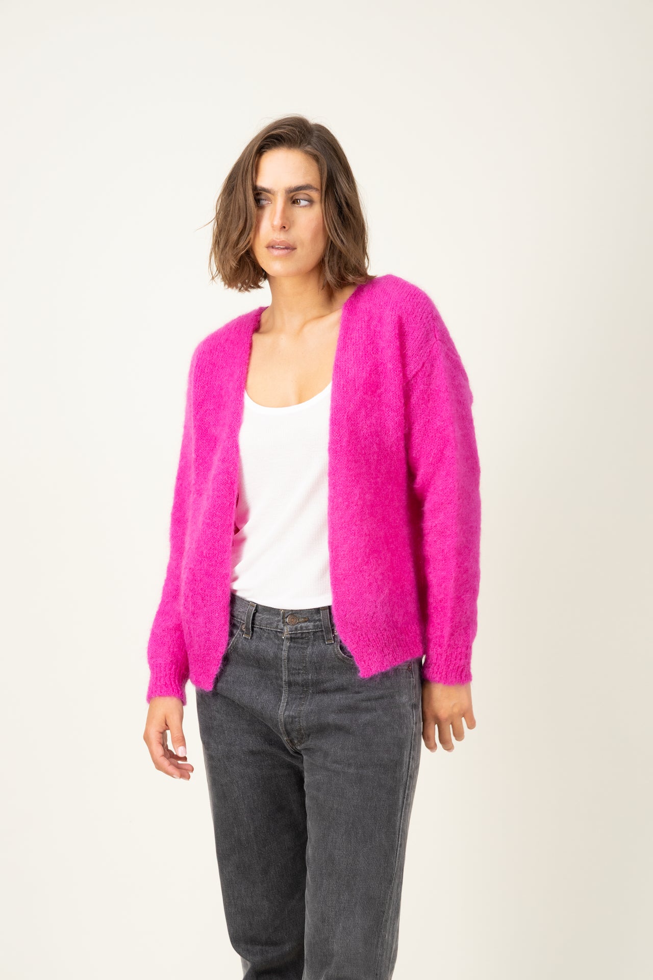 Produit Gilet Anouch confectionné par la marque Parisienne Tricots Jean Marc 1972.